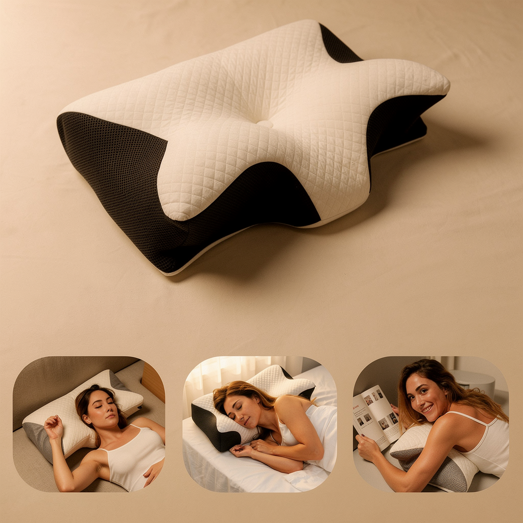 CosyNeck Cervical Memory Foam Pillow | Wake Up Without Neck Pain