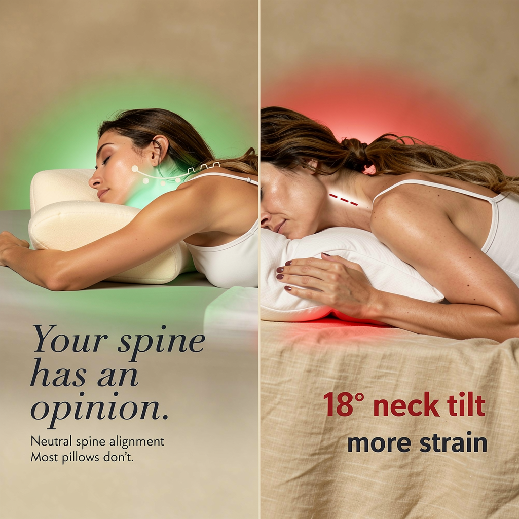 CosyNeck Cervical Memory Foam Pillow | Wake Up Without Neck Pain